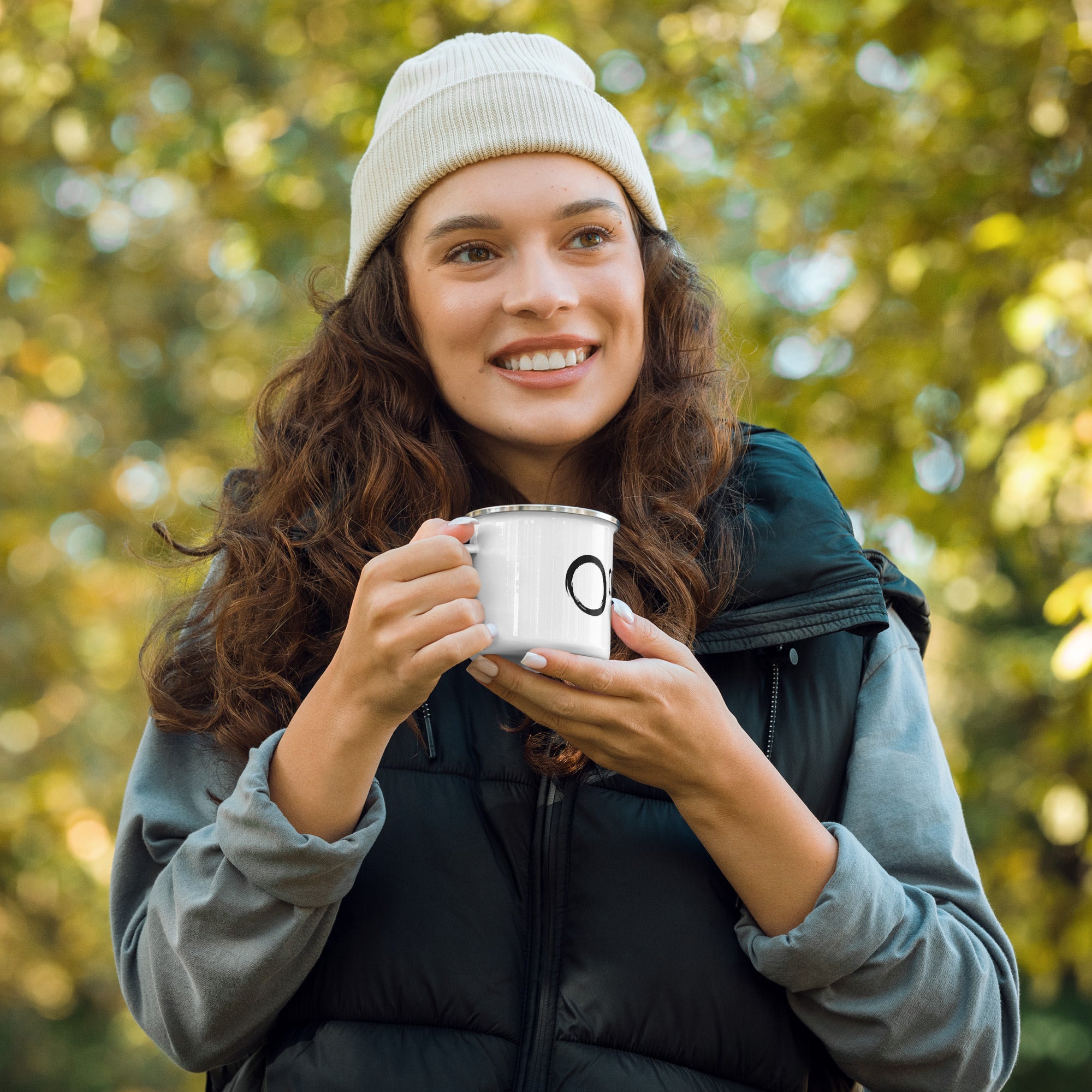 Camping Cup Lush Enamel Mug