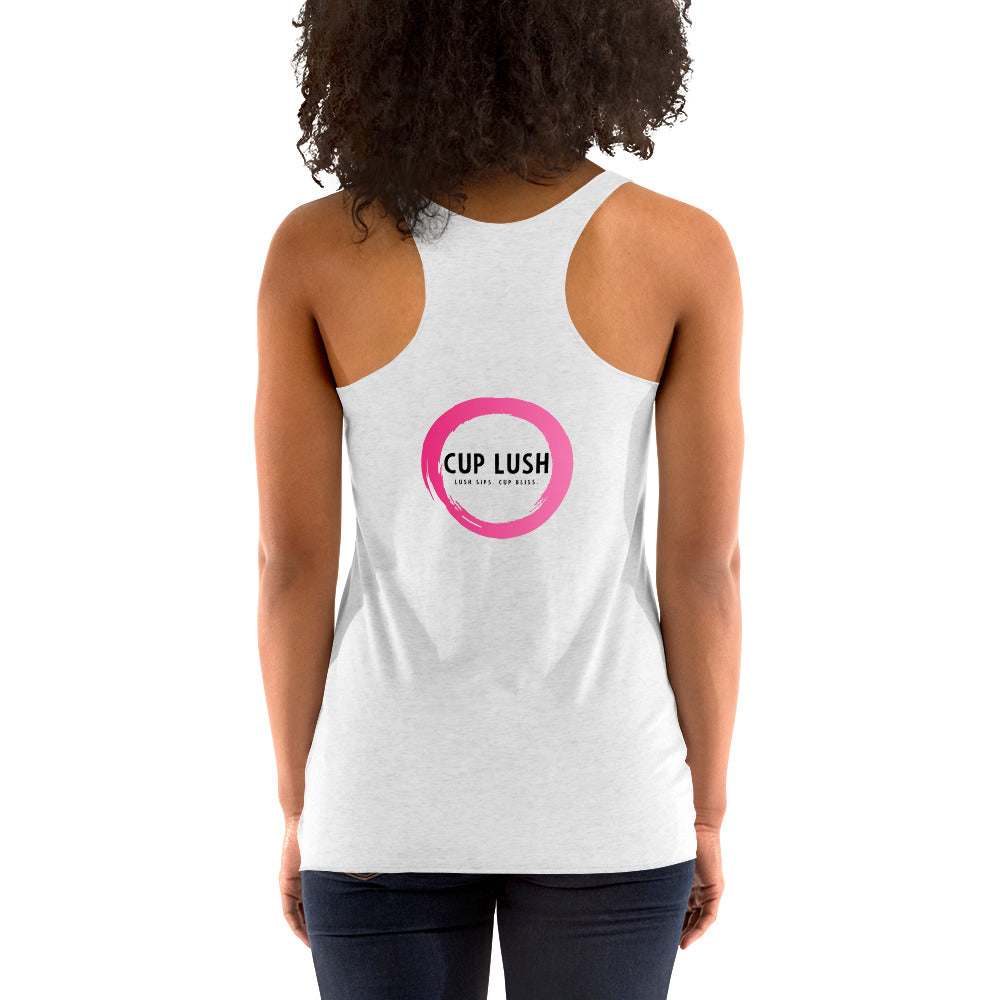 Lush Sips Cup Bliss Racerback Tank